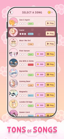 Meow Tiles: Kpop & Cats Piano! screenshot 5 of 6