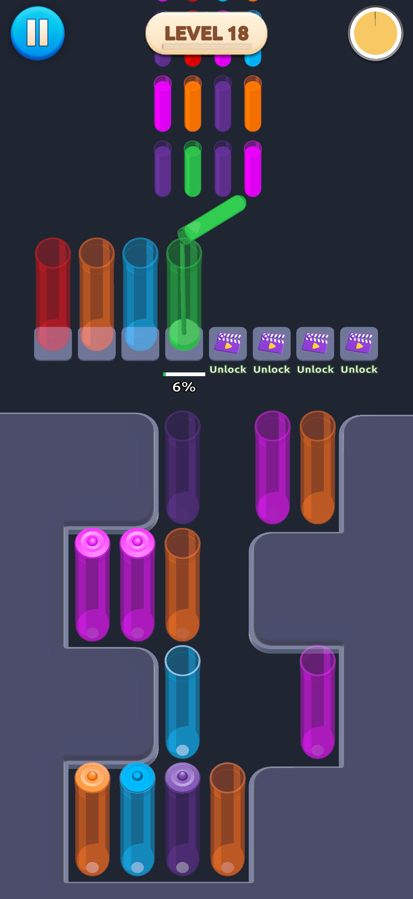 Water Out - Puzzle Sort Jam