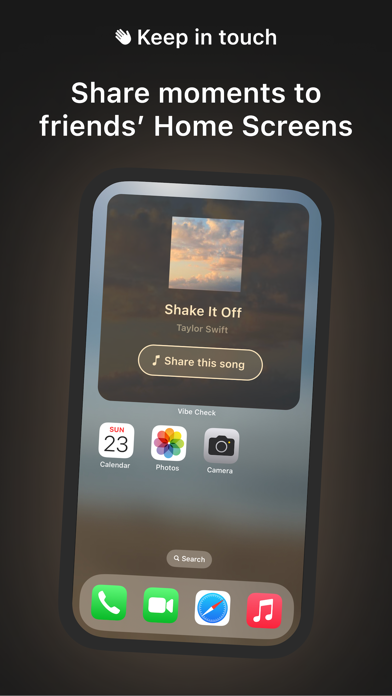 Vibe Check: Friends in Widget Screenshot