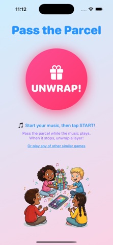 Pass the Parcel Music Timer iPhone screenshot