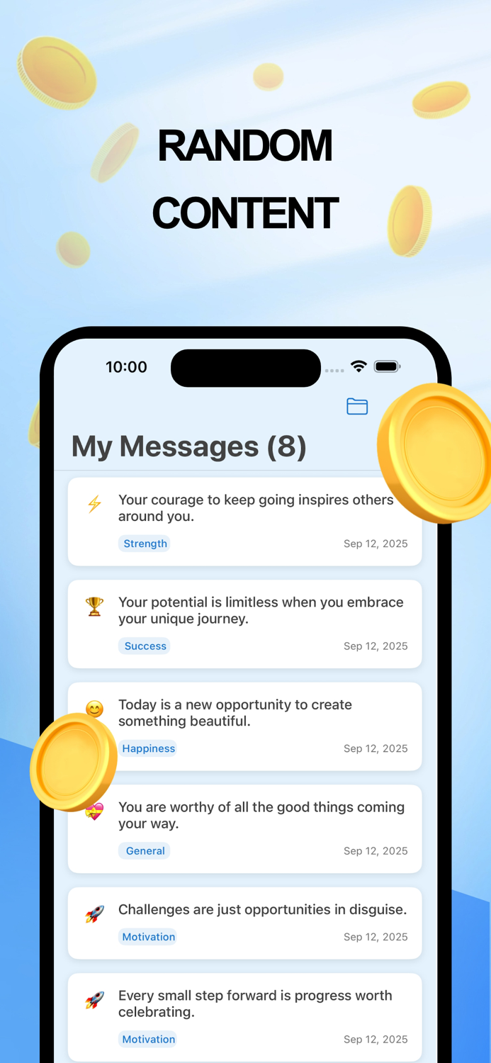 Random Encouragement Box