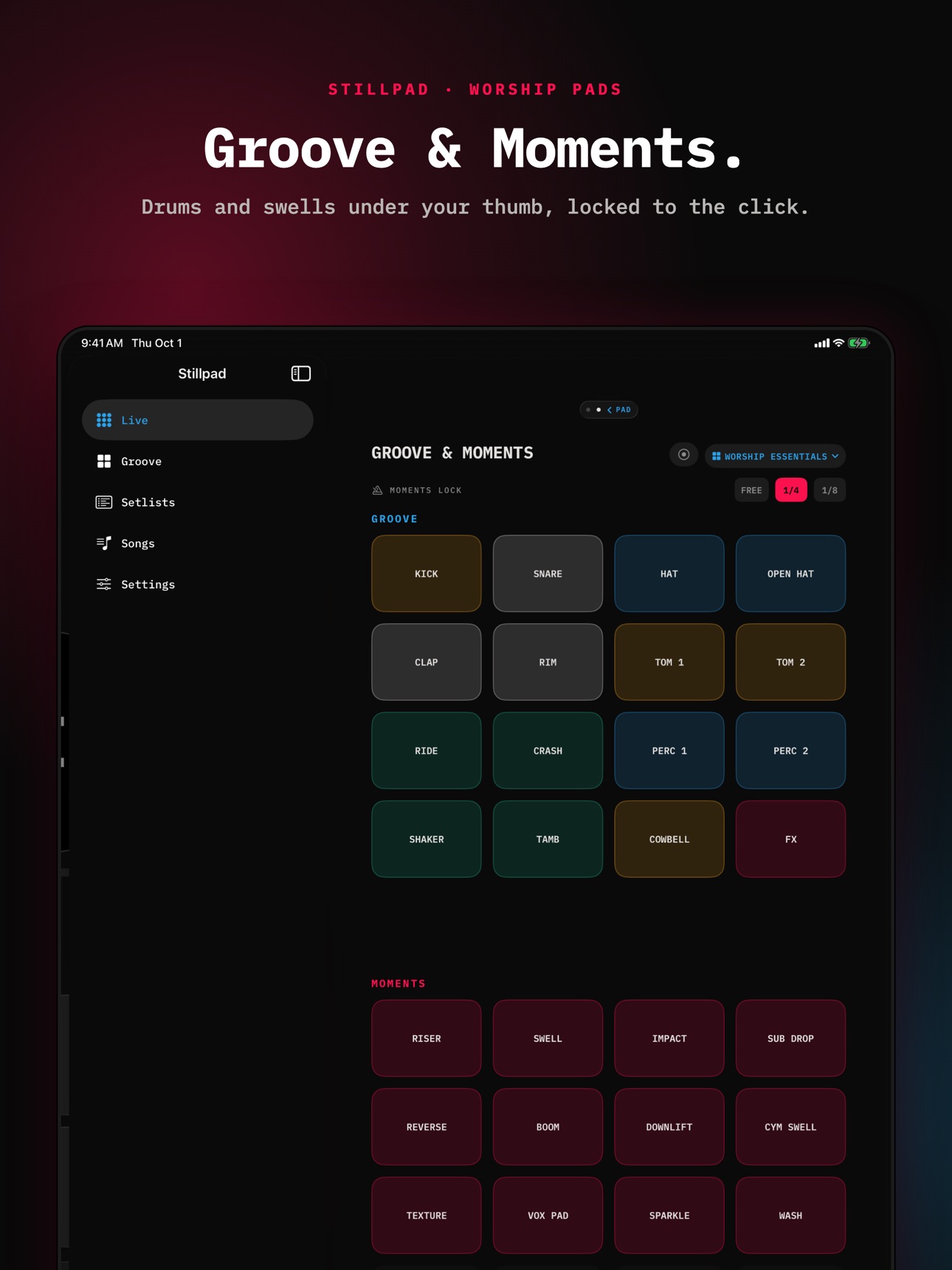 Screenshot 9 of Stillpad: Ambient Worship Pads