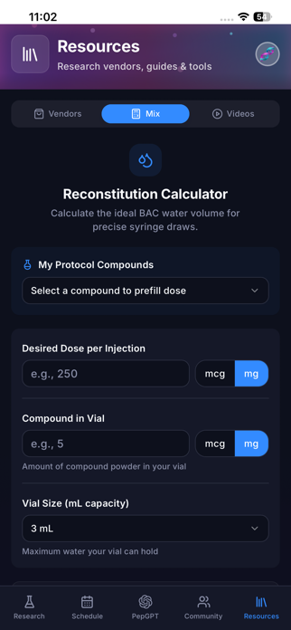 Peptides XYZ Screenshot 3 of 3