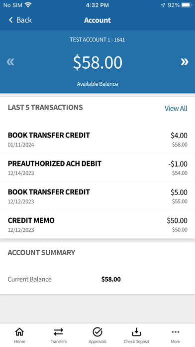 Titan Bank Business Screenshot