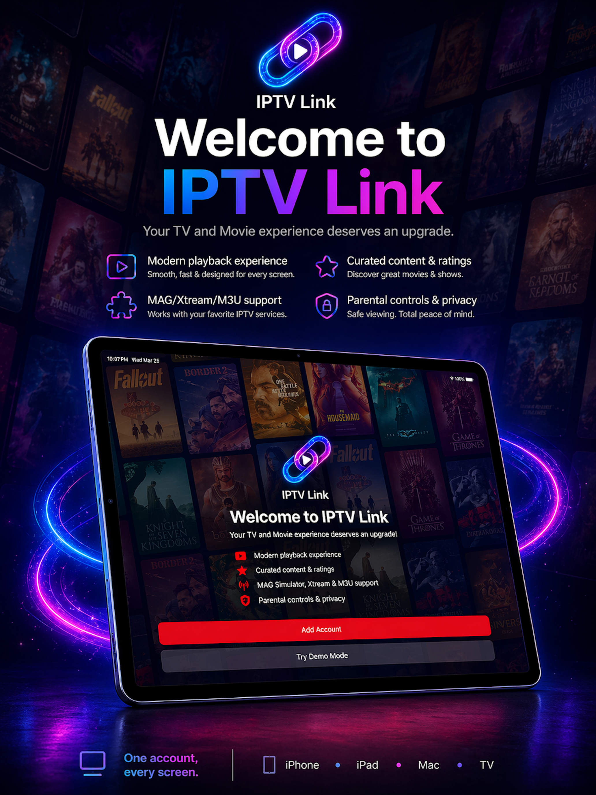 IPTV Link: Player & M3U Stream screenshot 11