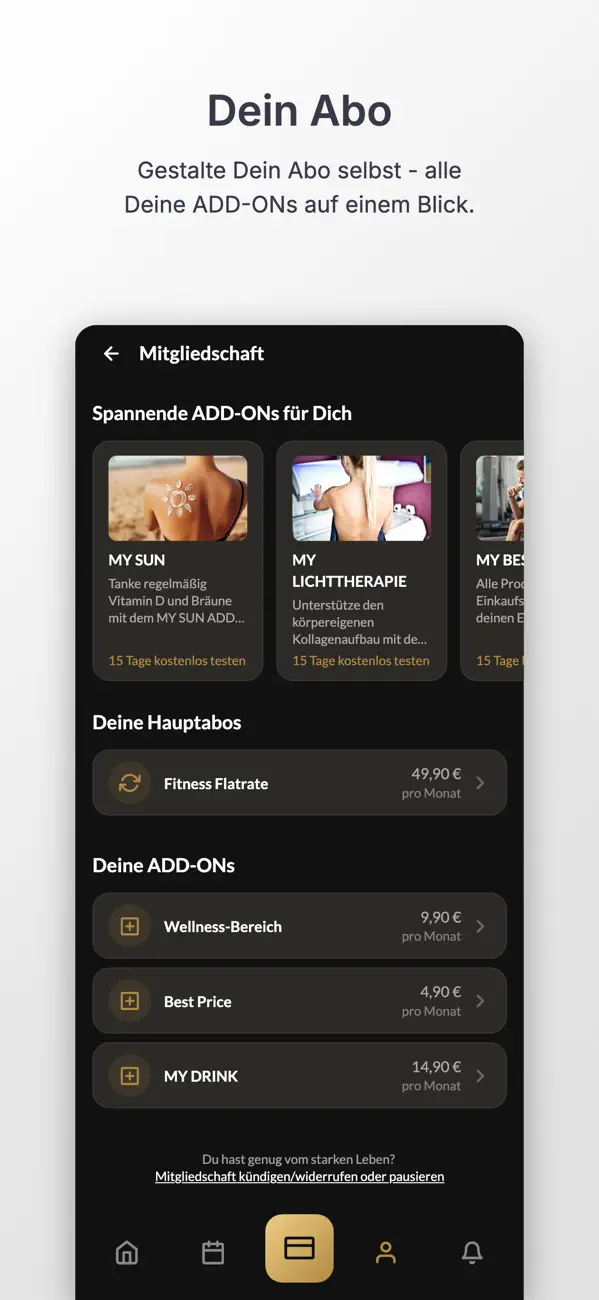 Screenshot #2 pour MYGYM PRIME AT