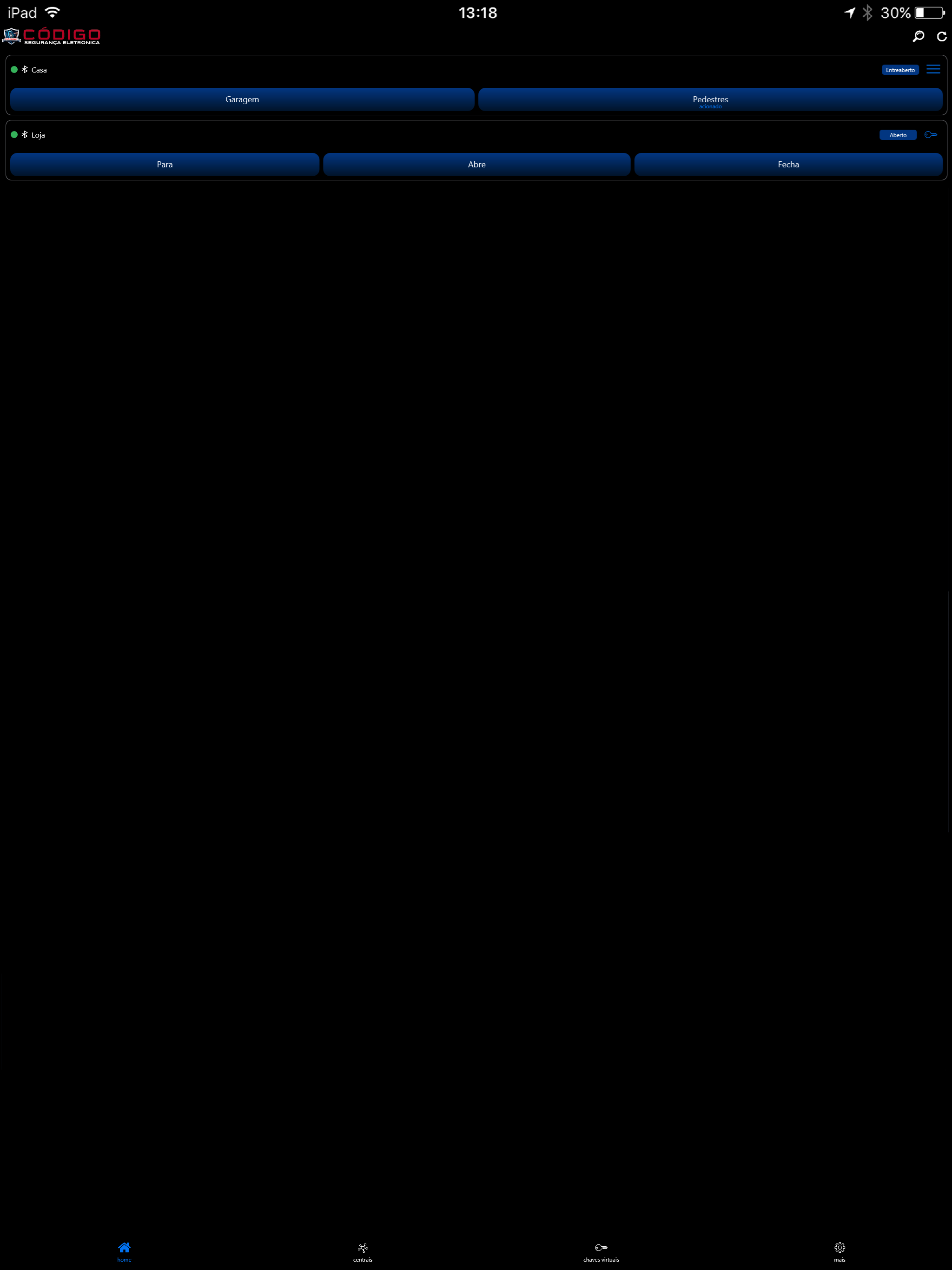 Código Segurança Eletrônica screenshot 5