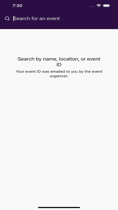 EWC Events Screenshot