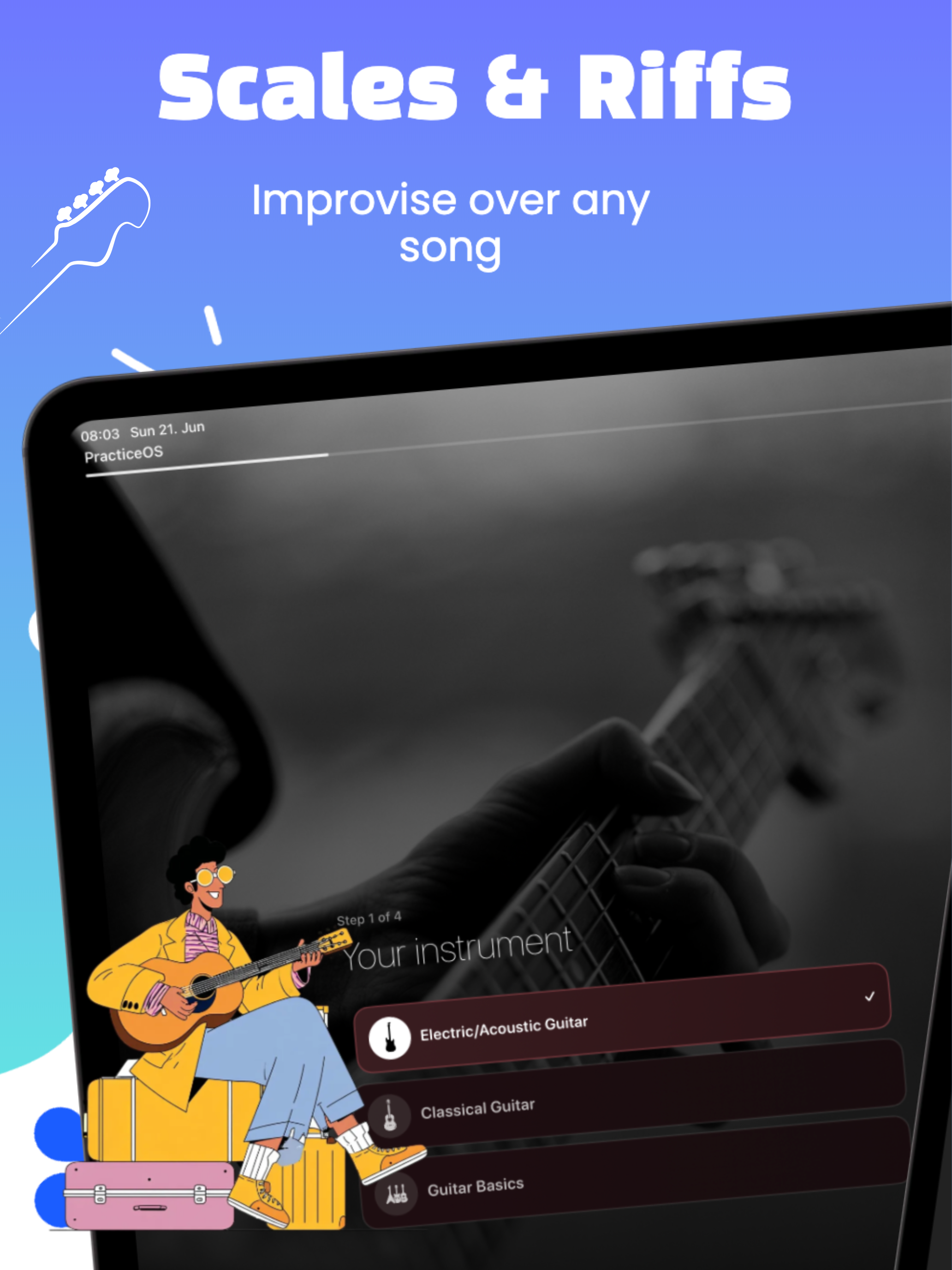 PracticeOS: Guitar Technique
