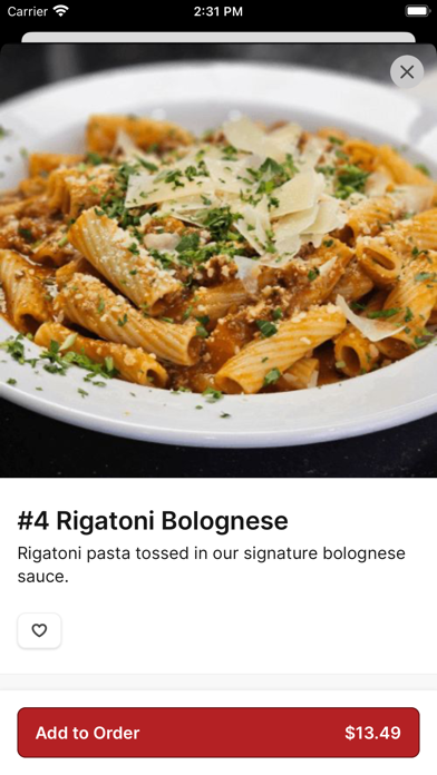 Pasta To Go iPhone screenshot 4 - Food & Drink app