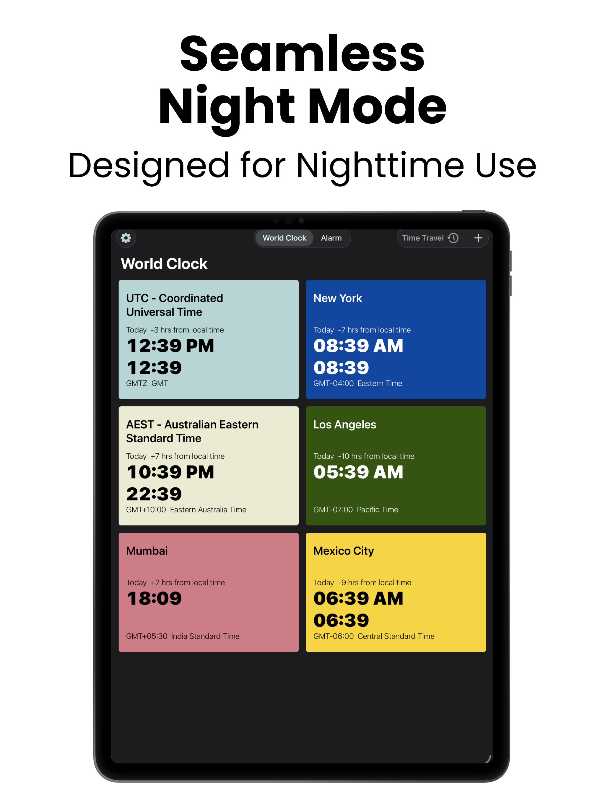 Time Zone Clock - GoTime screenshot 12