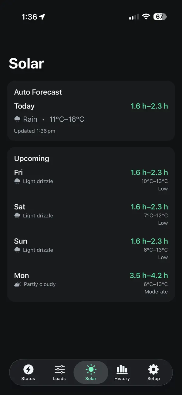 Screenshot #3 pour Offgrid Power