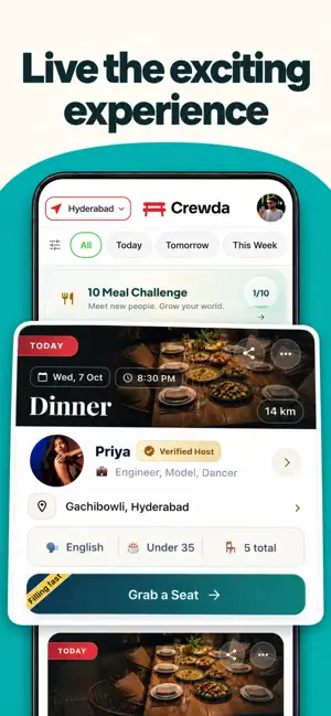 Crewda: Local Hangouts screenshot 2