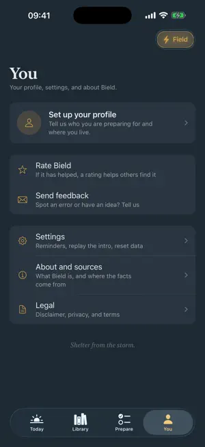 Bield: Preparedness & Survival screenshot 4
