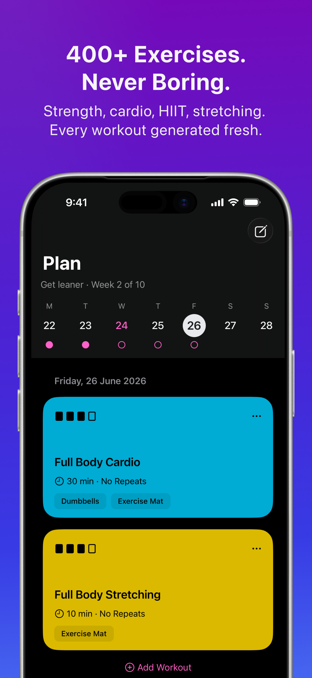 Home Workout: Fitlytics screenshot 5