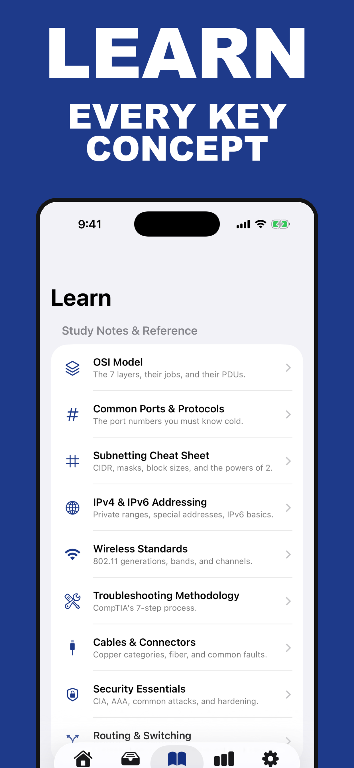 Network+ Prep: N10-009 Exam screenshot 4