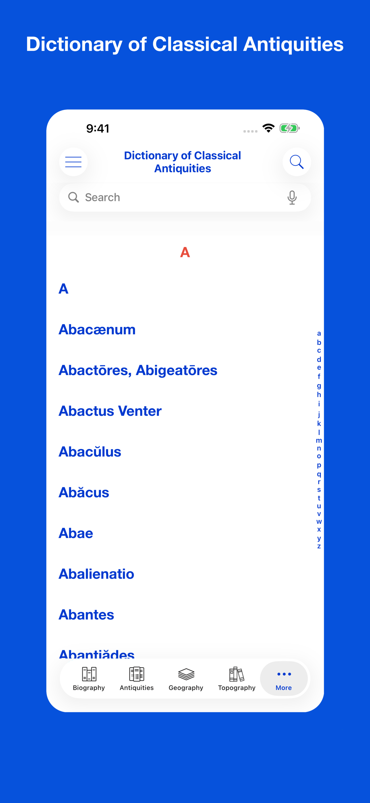 Greek and Roman Dictionaries screenshot 5