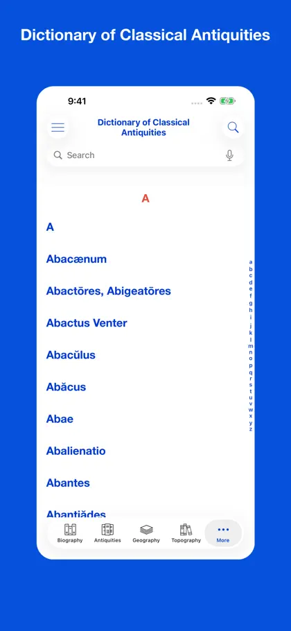 Screenshot 5 von 6 zu Greek and Roman Dictionaries