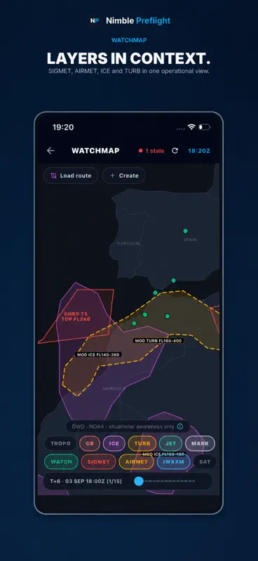 Nimble Preflight - METAR TAF screenshot 8 of 10