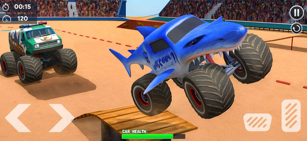 Screenshot #1 pour Conduite Méga Monster Truck