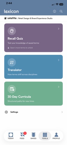 Lexicon: For Retail Creatives screenshot