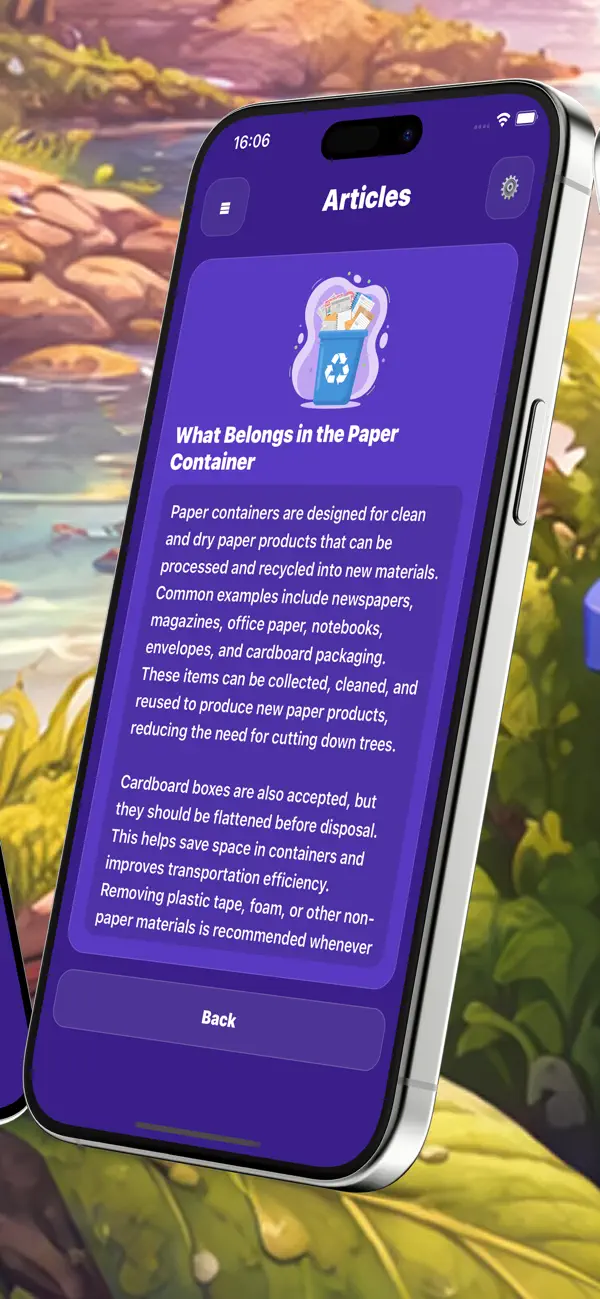 #3. Recycling Inspired Guide (iOS) Ved: ANDRE SNOW