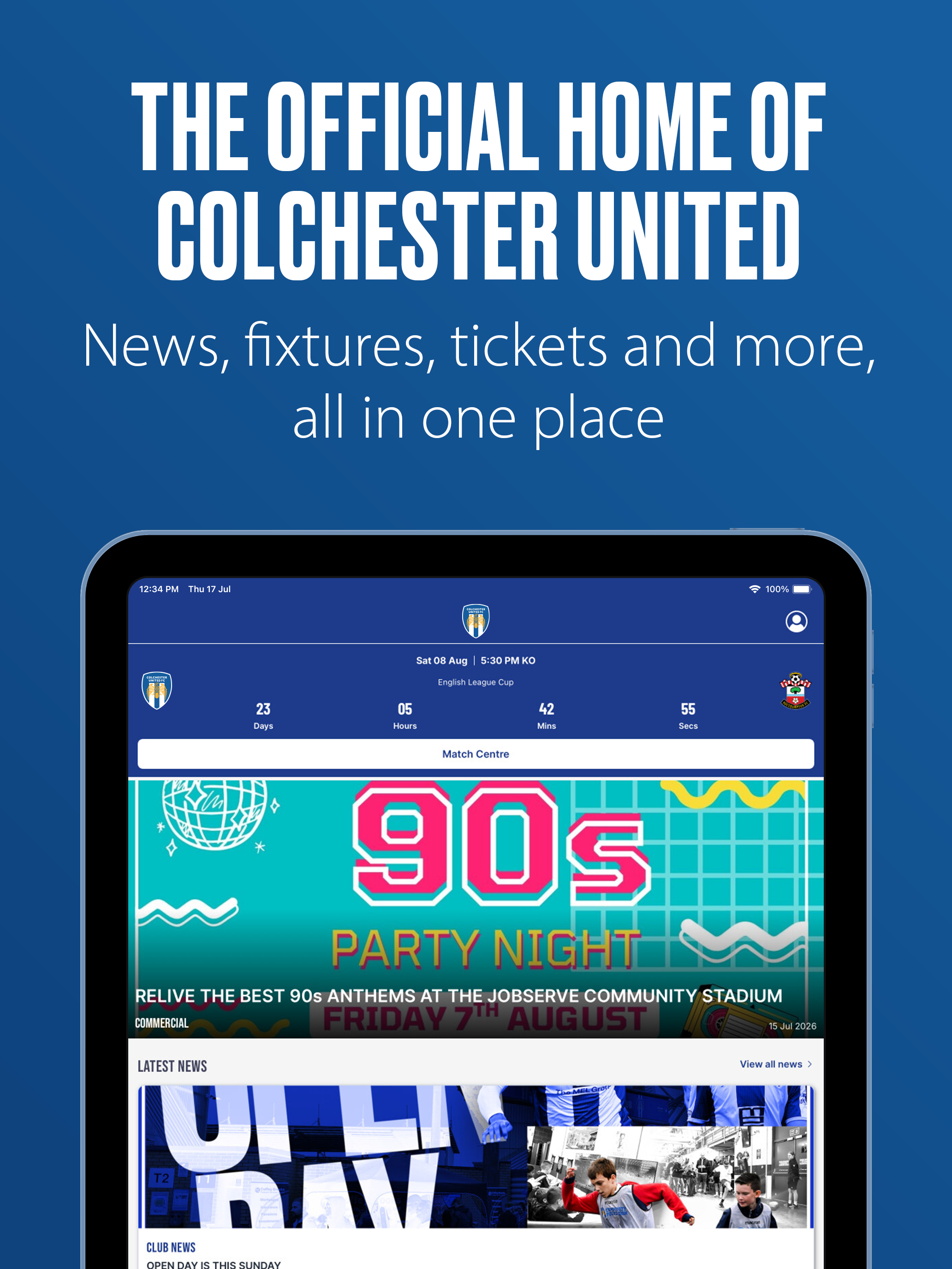 Colchester United FC screenshot 6