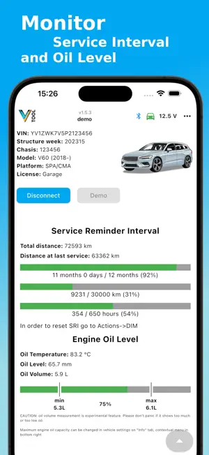 V-Tool OBD Scanner screenshot 1