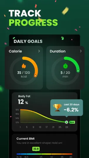 Captura de pantalla de Gymax: Entrenamiento Muscular en iPhone 7