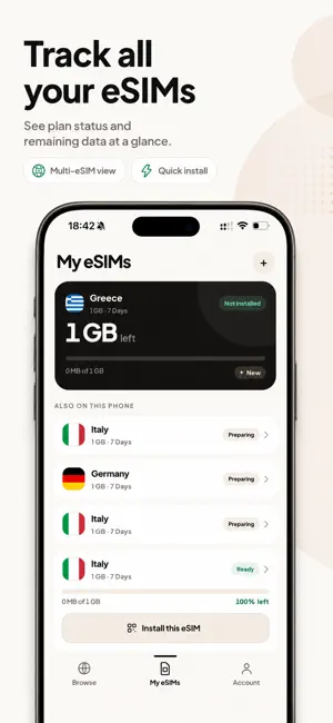 eSIMFly Tel : Travel eSIM Data screenshot 4