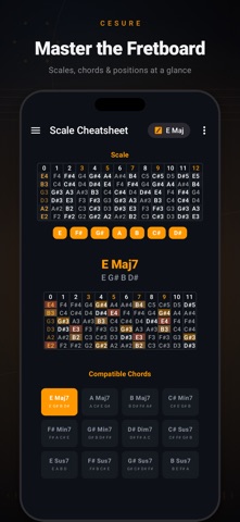 Cesure — Guitar Tab Editor iPhone screenshot