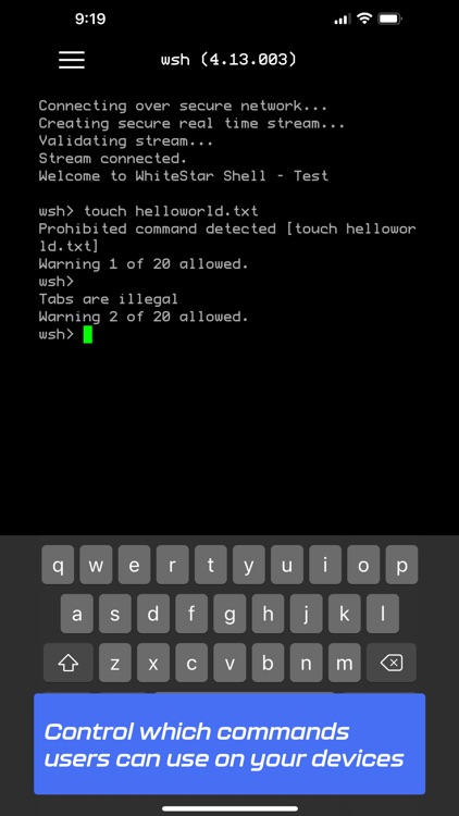WhiteStar Shell screenshot-3