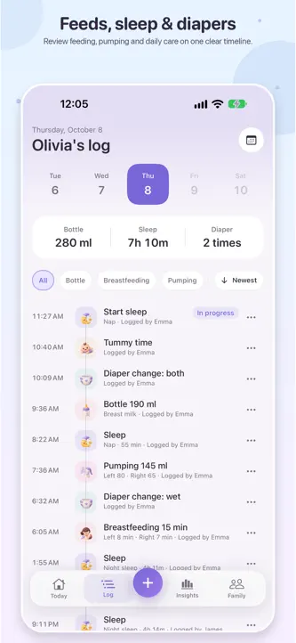 Moni: Baby Tracker screenshot 2