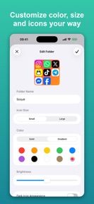 App Folder Launcher WidgetLoft screenshot