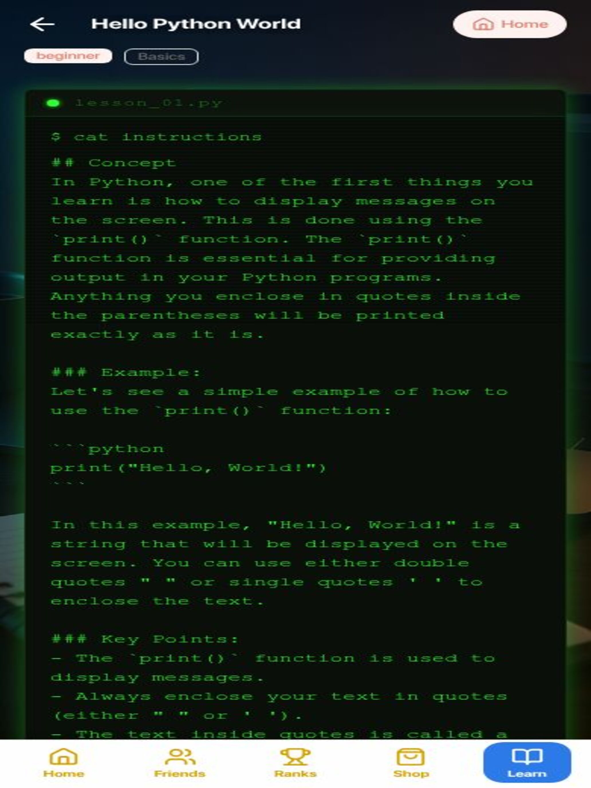 Codeascent: Python for all