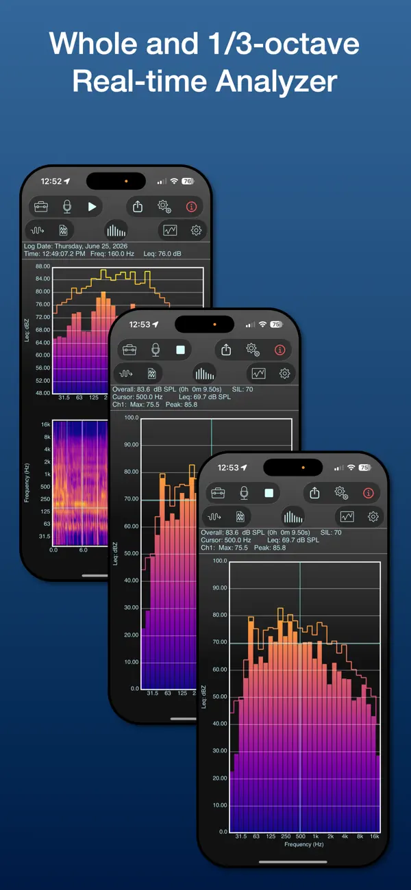Screenshot #2 pour SoundMeter X