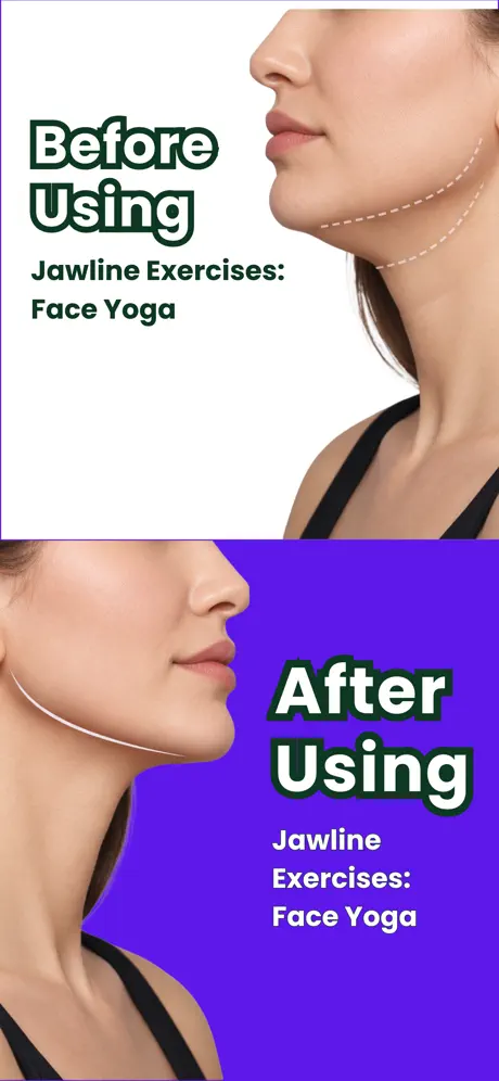 Facial Yoga: Jawline Exercises 下颌线塑形助手应用截图