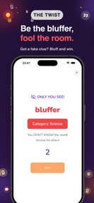 Bluffin: Party Word Game screenshot