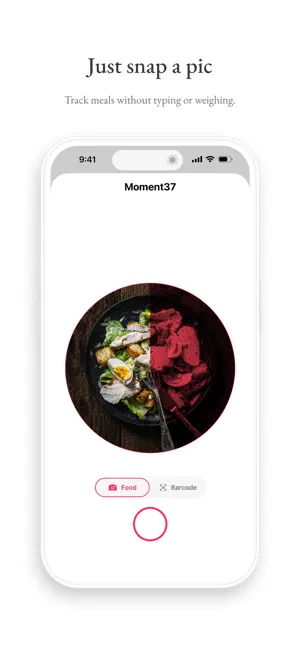 Moment37: Eat for Your Goals screenshot 2