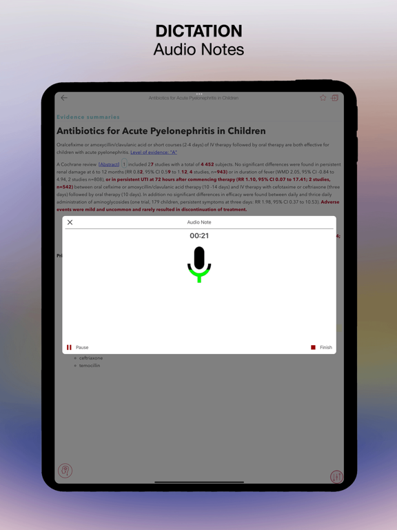 Evidence Based Medicine Guide iPad screenshot 8 - Medical app