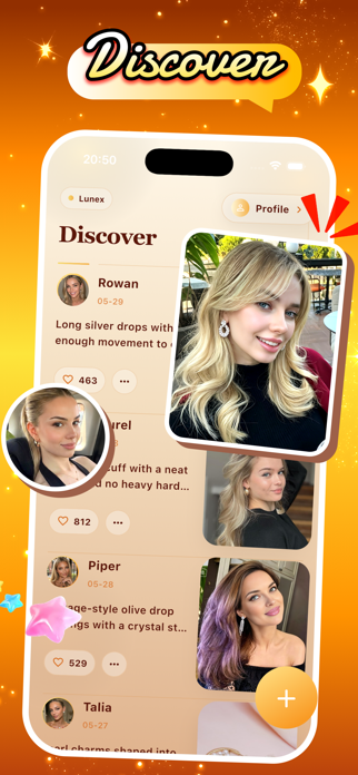 Lunex -Preview & Earrings Screenshot 2 of 4