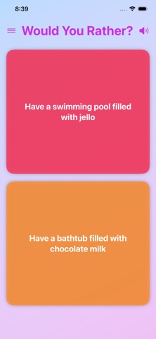 Would You Rather ‎  ‎ iPhone screenshot