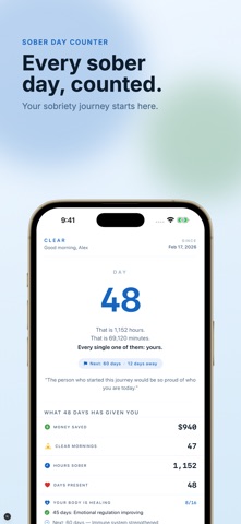 Quit Drinking Sobriety - Clear Screenshot 5 of 5