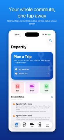 Departly: HK, Macau, Singapore iPhone screenshot