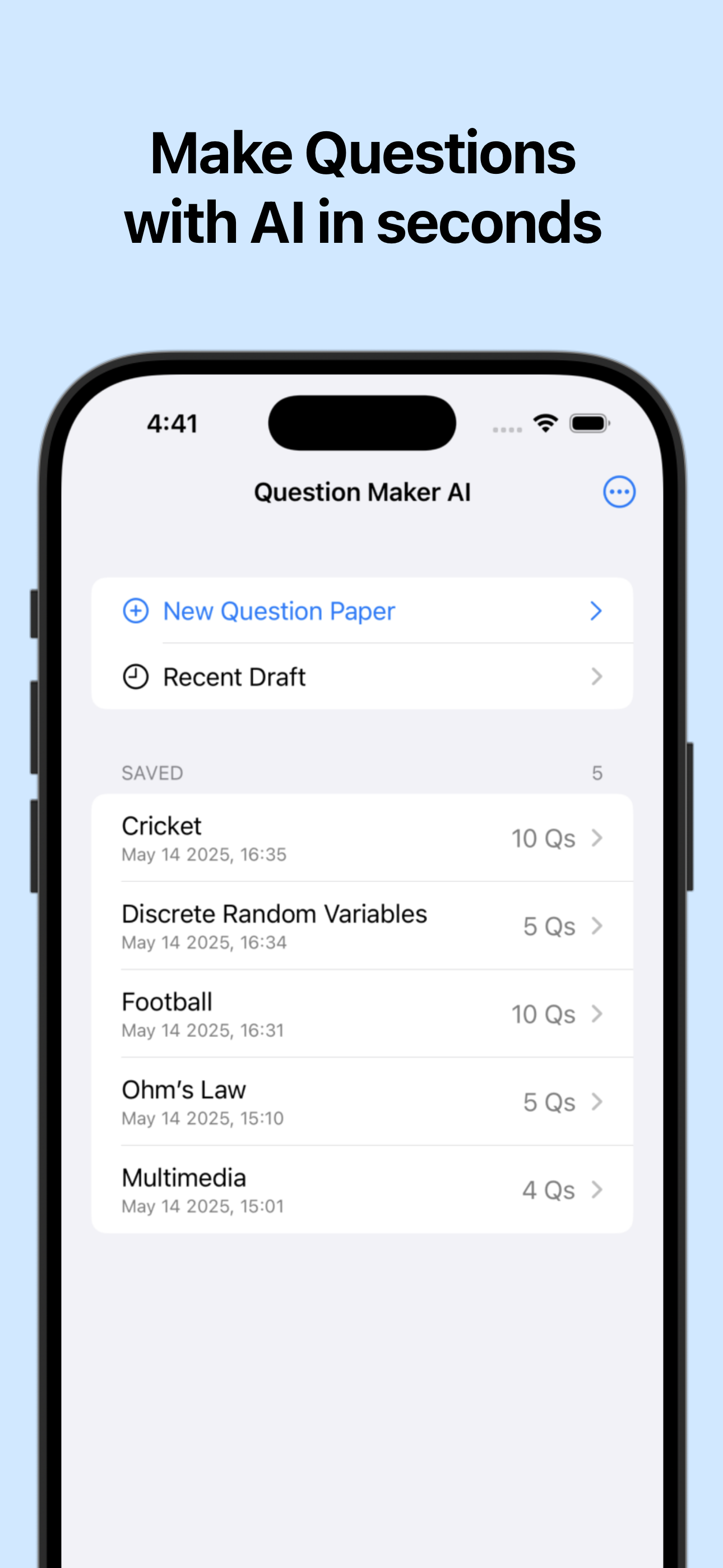 Question Maker AI