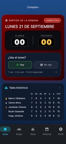 Compets+ screenshot 2