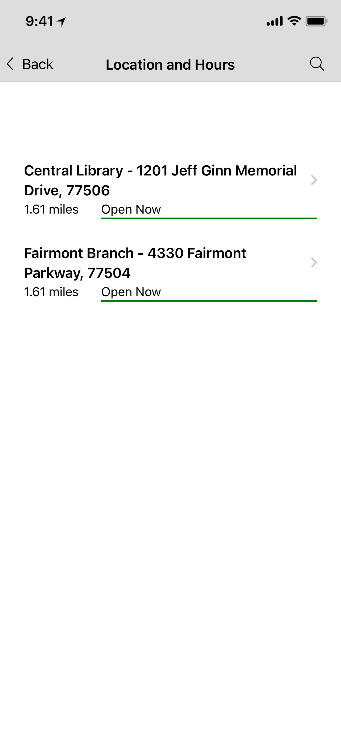 Pasadena Public Library (TX) screenshot 5