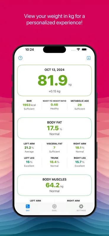 MyTanita: Body Composition screenshot 5 of 6