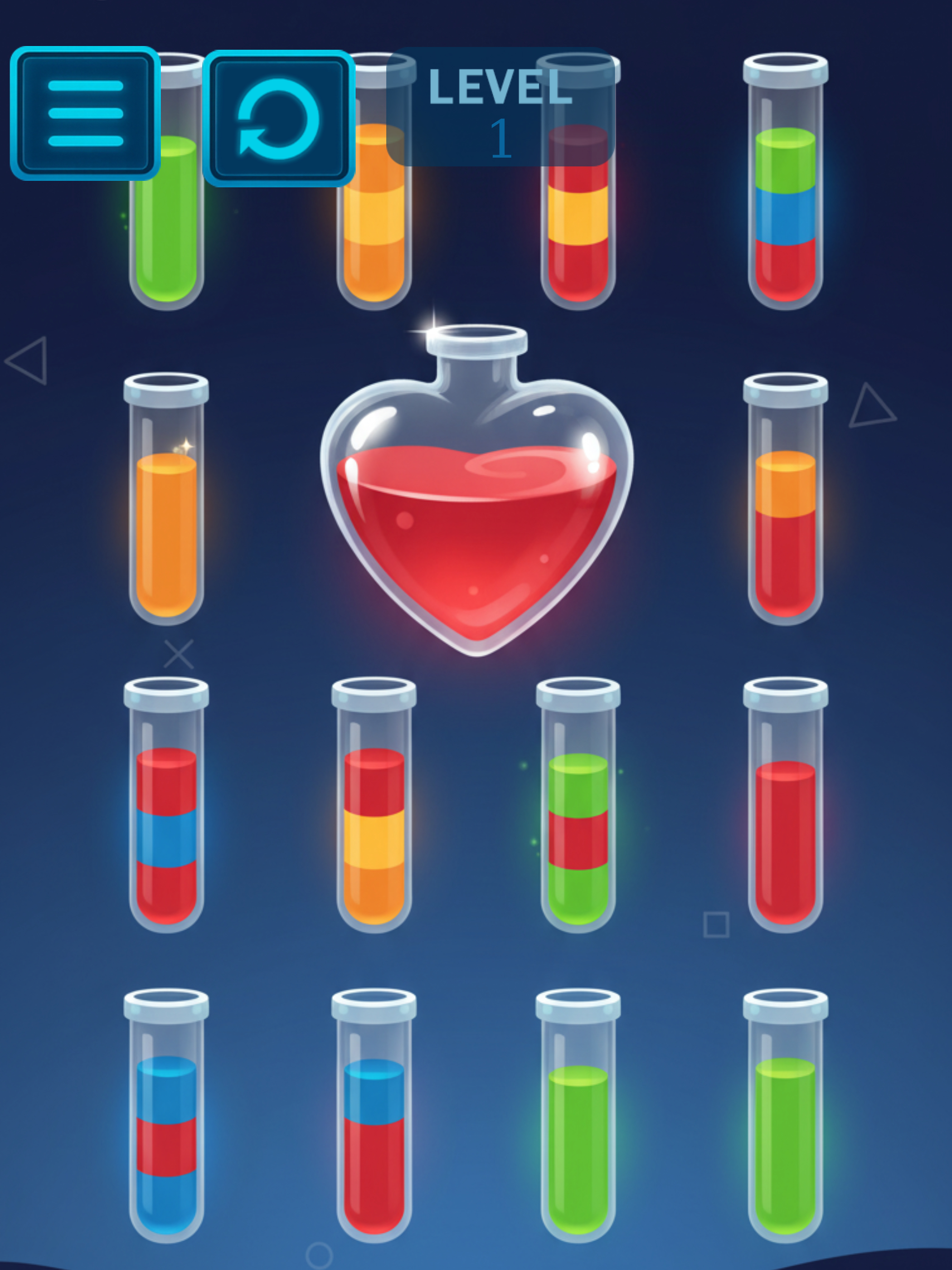 Gentle Water Match Sort Puzzle