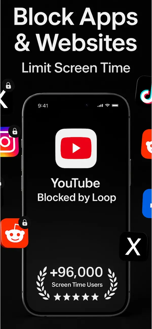 #4. Loop: Screen Time Control (iOS) Ved: Onur Ugur